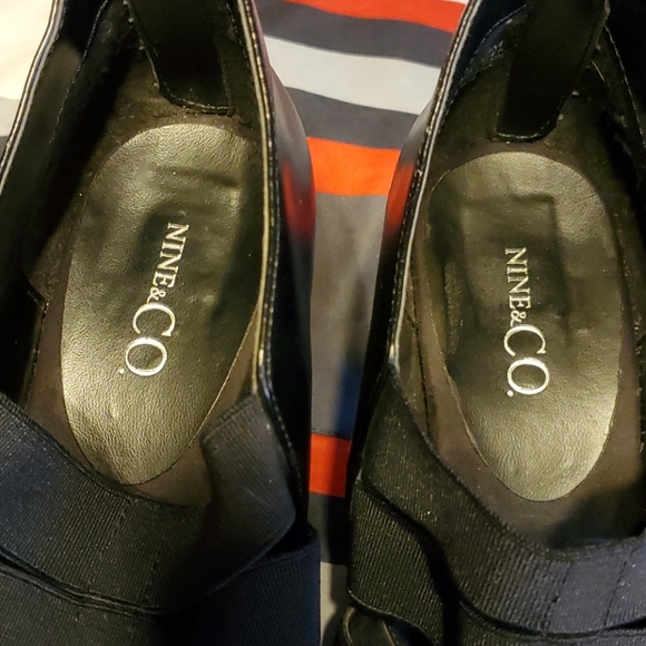 Nine and Co. Black heels shoes. - Picture 9 of 10